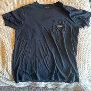 Mountain Hardwear Men's Black Short Sleeve Pocket Tee